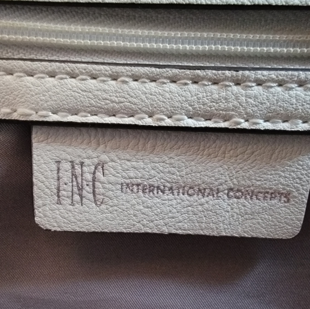 INC White Satchel Purse - Picture 5 of 5